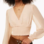 Wilfred Aritzia  Wistful Blouse in Coral Blush Size S Photo 0