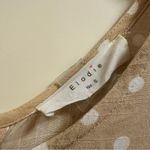 Elodie Anthropology Yellow Polka Dot Sleeveless Blouse Small Photo 5