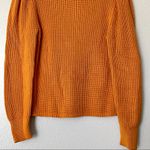 525 America Gold Pullover Crew Neck Sweater Gathered Shoulders Size Medium Photo 3