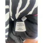 Black Rivet Zebra Trench Coat Size XL Photo 7