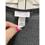 Pink Lily Gray/Green Camo Thermal 3/4 Dolman Sleeve Top Size M Oversized Photo 1