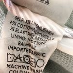 Peruvian Connection  90s sage green Linen cotton spring Blazer jacket Size 4 Photo 6