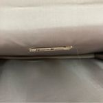 Neiman Marcus  Women's Purse Metallic‎ Neutral Clutch Flap Top Magnetic Closure Photo 5