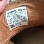Sorel  Waterproof Out and About Boots Lace Up Snow Boots Classic Tan Leather 9 Photo 7