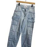 Hidden Los Angeles Utility Cargo Jeans Light Wash Size 24 Distressed Blue Photo 1