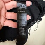 Denim Blvd  Los Angeles black cropped denim distressed jean jacket L Photo 5