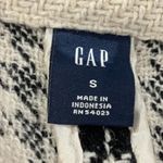 Gap Vintage 06  Black & White Houndstooth Wool Blazer Classic Plaid Size Small S Photo 5