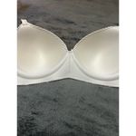 Cacique  Simply Wire Free T-shirt Bra, cream with gold stripes and lace, 42DD Photo 9