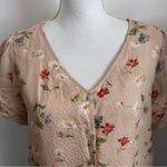 Madewell • Silk Pembroke Top in Seaside Floral Photo 4