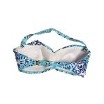 Lilly Pulitzer Lilly‎ Pulitzer Bandeau Bikini Halter Top Sz 6 Turquoise Blue Cay Twist Padded Photo 2