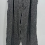 Aerie  Womens Gray Knit Wide Leg Pants Size L Career Lounge Casual Stretch NWT Photo 0