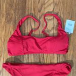 ANDIE  Bikini Set Havana Top Cheeky Bottom Cherry Red‎ Size M NWT Photo 6