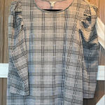 Cato Black and White Boxy Blouse Photo 0