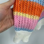 VICI Fate  Collection Shades of Spring Knit Cotton Blend Striped Sweater Sz Small Photo 6