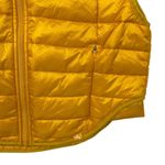 JoyLab NEW Zip Front Activewear Vest Size Small Golden Yellow Rounded Hem Photo 1