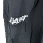 Solid Basics Black Elastic Waist Lightweight Windbreaker Athletic Pants Size XL Photo 2