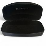 Salvatore Ferragamo  black leather Sunglasses Case CASE  ONLY Photo 1