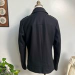 Façonnable Faconnable Black Wool Battalion Style Military Jacket Small Photo 6