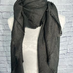 Max Studio  gray square blanket scarf new Photo 0