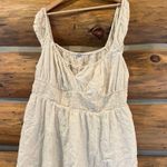 Old Navy Eyelet Waist Defined Mini Dress Women’s Cream Photo 1