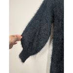 Wednesday's Girl Eyelash Midi Sweater Dress Womens Sz XS Fairy Grunge Witchy Blue Photo 1