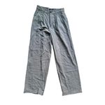 Madewell Pleated Wide Leg Pants Taupe Green Size 00 Career Academia Quiet Luxury Photo 1