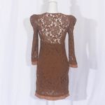 Free People  Puff Sleeve Lace Dress Size S Photo 4