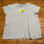 Adidas  Women's Heather Grey V-Neck T-Shirt Gym Bag Graphic Print Casual Photo 0