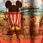 Disney  Cruise Line On Cruise Control Mickey Mouse Shirt Large EUC #0882-OAK Photo 3