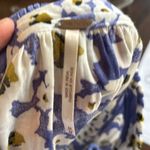 Free People  Love Letter Tunic in Blue Floral Cottagecore Flowy Boho Sz M Photo 11