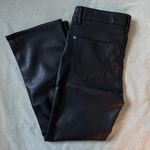 ZARA Leather Black Pants Photo 5