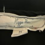 Hippie Rose  Black Half Sleeve V Neck Lightweight Relaxed Fit Blouse Top Size M Photo 2