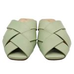 NEW Mi.iM Reece Woven Leather Mint Green Pistachio Open Toe Slide Size 7.5 NWOB Photo 7