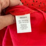 Parker beach antigua eyelet ruffle red mini dress coverup Photo 5