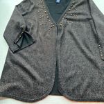 Susan Graver  dressy black sweater, gold beading and specks throughout, s… Photo 0