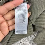 NWT REMAIN Birger Christensen Long Sleeve Ribbed Open Back Top Military Olive Photo 5