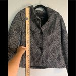 Talbots  Black and White wool blend‎ plaid  jacket size 6 Photo 2