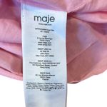 Maje  Rybiza Ruffled Pink Embroidered Boho Romantic Dress Women's Size SMALL Photo 8