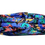 NEW Vintage Connie Satin Abstract Geometric Retro Crossbody Purse Bag Blue Photo 3