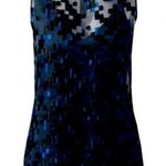 Akris  liquid sequin mulberry silk blouse top $998 S designer spring sparkle Photo 0