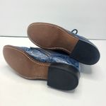 Laredo Boots Kiltie Lace Up Roper Gray Blue Leather Western Sz 6.5 Steampunk Photo 6