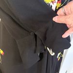 Free People Time On My Side Floral Feminine Side Wrap Button Mini Dress Sz M 💚 Photo 3