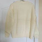 NWT Area Stars Classic Cream Gilly Cable Knit Sweater Top Photo 4