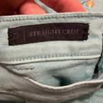 Juicy Couture size 27âLight greenishâlightâturquoiseâcroppedâstretchâjeansâEUC Photo 7