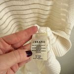 J Brand Open Knit Tank Top White Ivory M Photo 4