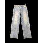 SER.O.YA Margot Mid Rise Slouchy Boyfriend Jeans Coastline Terry NWT Sz 28 Blue Photo 3