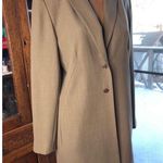 Travis Ayers green/khaki Long Blazer Coat Womens Single Photo 2