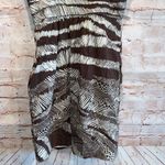 BCBGMAXAZRIA BCBG Maxazira dress side zip 6 fit flare sleeveless mini brown white v neck Photo 9