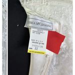 Jessica McClintock Vintage White Lace Tea Length Dress Romantic Wedding‎ Cottagecore Occasion Photo 5