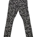 RUDE Super Skinny Jeans Black White Skull Baroque Print Size 32 Punk Grunge Goth Photo 0